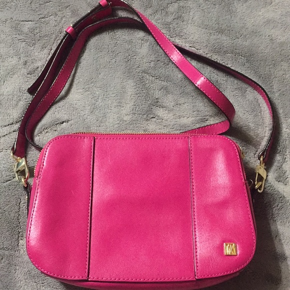 Antonio Melani Pink crossbody shoulder purse - Picture 1 of 8